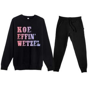 Koe Wetzel , Koe Effin Wetzel, Koe Wetzel Concert Tee Premium Crewneck Sweatsuit Set