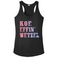 Koe Wetzel , Koe Effin Wetzel, Koe Wetzel Concert Tee Ladies PosiCharge Competitor Racerback Tank