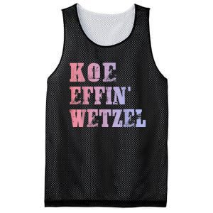 Koe Wetzel , Koe Effin Wetzel, Koe Wetzel Concert Tee Mesh Reversible Basketball Jersey Tank