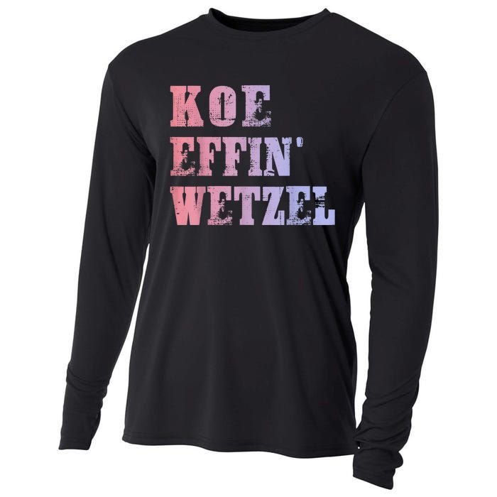 Koe Wetzel , Koe Effin Wetzel, Koe Wetzel Concert Tee Cooling Performance Long Sleeve Crew