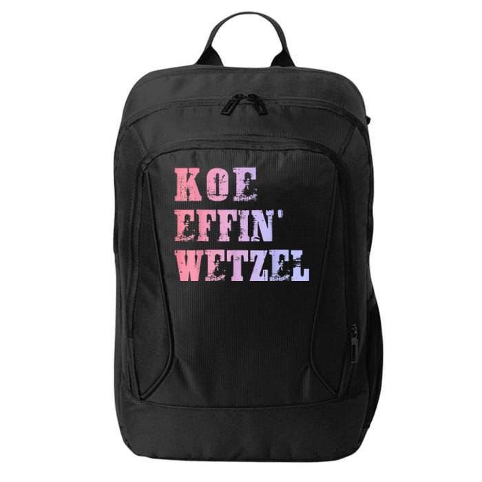 Koe Wetzel Koe Effin Wetzel Koe Wetzel Concert City Backpack