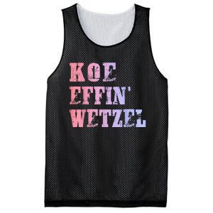 Koe Wetzel Koe Effin Wetzel Koe Wetzel Concert Mesh Reversible Basketball Jersey Tank