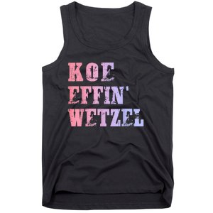 Koe Wetzel Koe Effin Wetzel Koe Wetzel Concert Tank Top