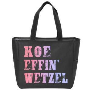 Koe Wetzel Koe Effin Wetzel Koe Wetzel Concert Zip Tote Bag