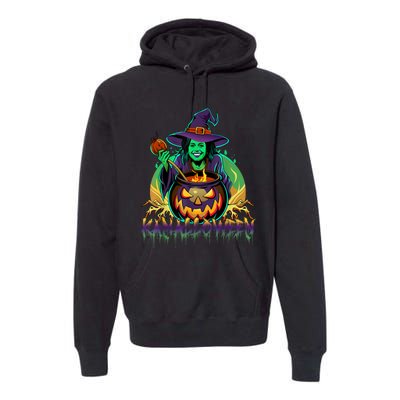 Kamalloween Witch Kamala Harris Halloween Usa Election 2024 Premium Hoodie