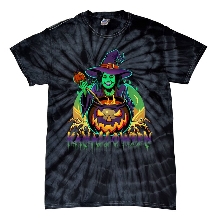 Kamalloween Witch Kamala Harris Halloween Usa Election 2024 Tie-Dye T-Shirt