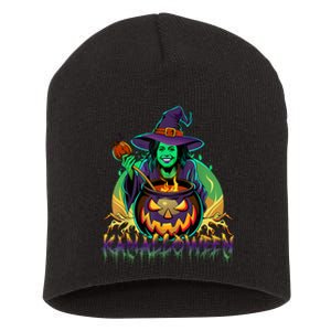 Kamalloween Witch Kamala Harris Halloween Usa Election 2024 Short Acrylic Beanie