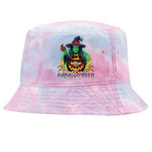 Kamalloween Witch Kamala Harris Halloween Usa Election 2024 Tie-Dyed Bucket Hat