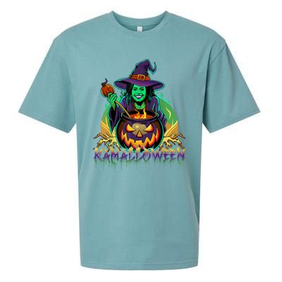 Kamalloween Witch Kamala Harris Halloween Usa Election 2024 Sueded Cloud Jersey T-Shirt