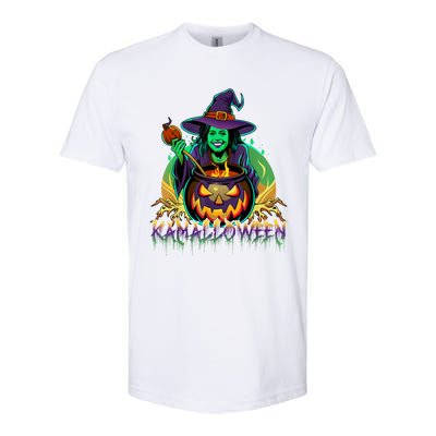 Kamalloween Witch Kamala Harris Halloween Usa Election 2024 Softstyle CVC T-Shirt