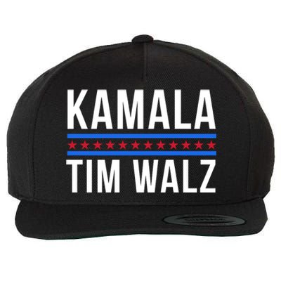 Kamala Walz Wool Snapback Cap