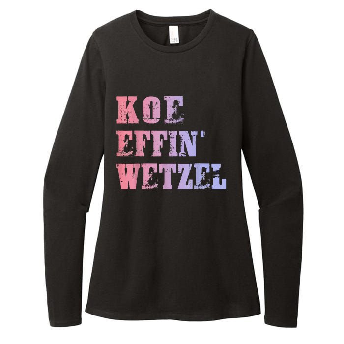 Koe Wetzel Koe Effin Wetzel Koe Wetzel Concert Womens CVC Long Sleeve Shirt