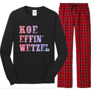 Koe Wetzel Koe Effin Wetzel Koe Wetzel Concert Long Sleeve Pajama Set