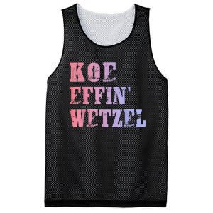 Koe Wetzel Koe Effin Wetzel Koe Wetzel Concert Mesh Reversible Basketball Jersey Tank