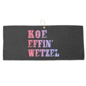 Koe Wetzel Koe Effin Wetzel Koe Wetzel Concert Large Microfiber Waffle Golf Towel