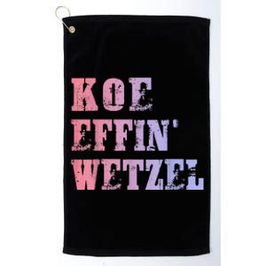 Koe Wetzel Koe Effin Wetzel Koe Wetzel Concert Platinum Collection Golf Towel