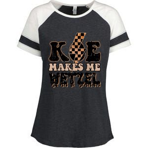 Koe Wetzel Koe Makes Me Wetzel Enza Ladies Jersey Colorblock Tee