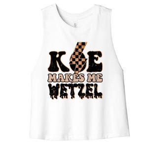 Koe Wetzel Koe Makes Me Wetzel Women's Racerback Cropped Tank