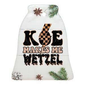 Koe Wetzel Koe Makes Me Wetzel Ceramic Bell Ornament