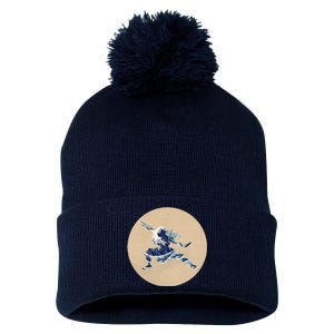 Katara Waterbender Pom Pom 12in Knit Beanie