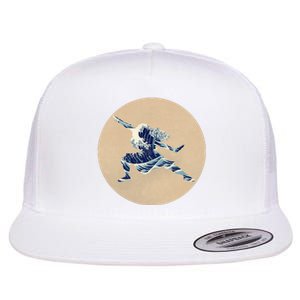 Katara Waterbender Flat Bill Trucker Hat