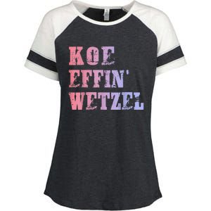 Koe Wetzel Koe Effin Wetzel Koe Wetzel Concert Enza Ladies Jersey Colorblock Tee