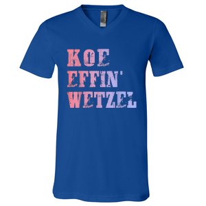 Koe Wetzel Koe Effin Wetzel Koe Wetzel Concert V-Neck T-Shirt