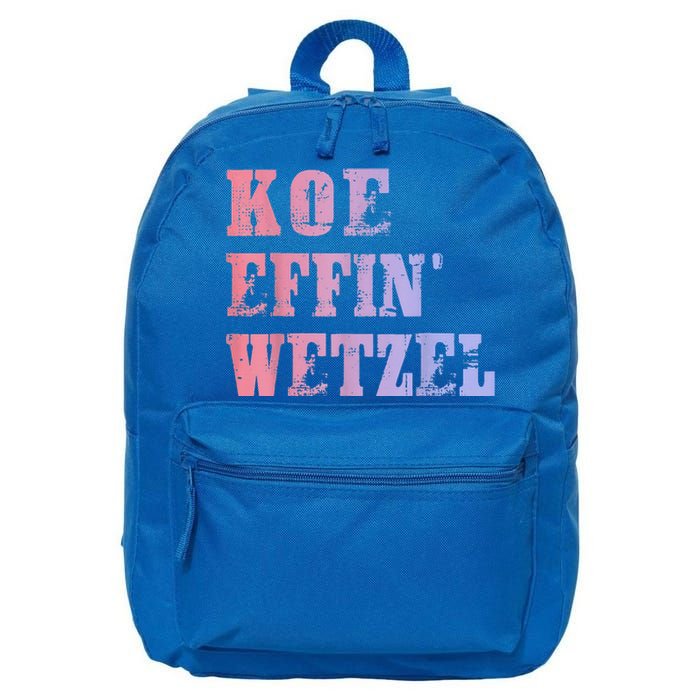 Koe Wetzel Koe Effin Wetzel Koe Wetzel Concert 16 in Basic Backpack