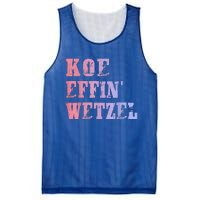 Koe Wetzel Koe Effin Wetzel Koe Wetzel Concert Mesh Reversible Basketball Jersey Tank