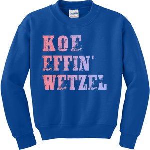 Koe Wetzel Koe Effin Wetzel Koe Wetzel Concert Kids Sweatshirt