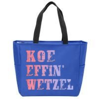 Koe Wetzel Koe Effin Wetzel Koe Wetzel Concert Zip Tote Bag