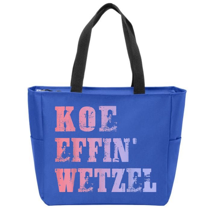 Koe Wetzel Koe Effin Wetzel Koe Wetzel Concert Zip Tote Bag