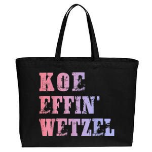 Koe Wetzel Koe Effin Wetzel Koe Wetzel Concert Cotton Canvas Jumbo Tote