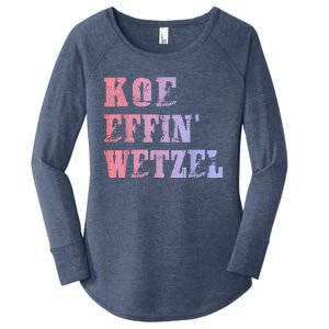 Koe Wetzel Koe Effin Wetzel Koe Wetzel Concert Women's Perfect Tri Tunic Long Sleeve Shirt