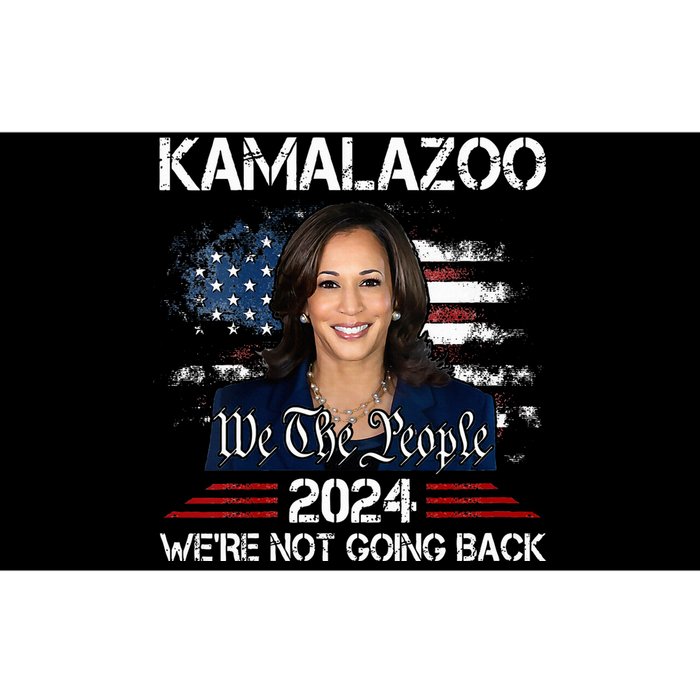 Kamalazoo Were Not Going Back Kamala Harris Election 2024 Bumper Sticker