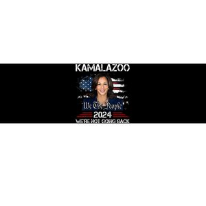 Kamalazoo Were Not Going Back Kamala Harris Election 2024 Bumper Sticker