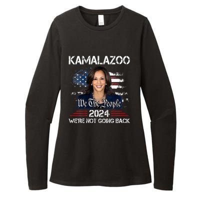 Kamalazoo Were Not Going Back Kamala Harris Election 2024 Womens CVC Long Sleeve Shirt