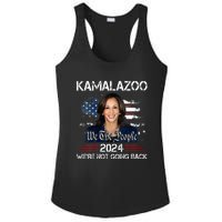 Kamalazoo Were Not Going Back Kamala Harris Election 2024 Ladies PosiCharge Competitor Racerback Tank