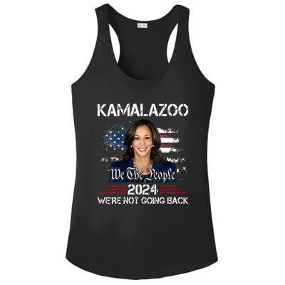 Kamalazoo Were Not Going Back Kamala Harris Election 2024 Ladies PosiCharge Competitor Racerback Tank