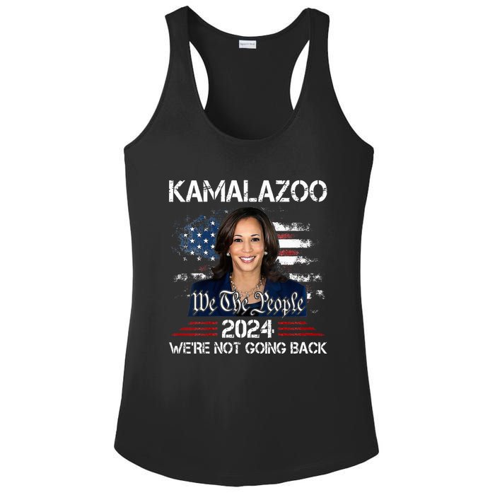 Kamalazoo Were Not Going Back Kamala Harris Election 2024 Ladies PosiCharge Competitor Racerback Tank