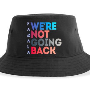 Kamala Were Not Going Back Feminist 2024 Sustainable Bucket Hat