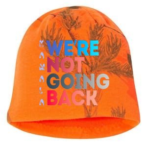 Kamala Were Not Going Back Feminist 2024 Kati - Camo Knit Beanie