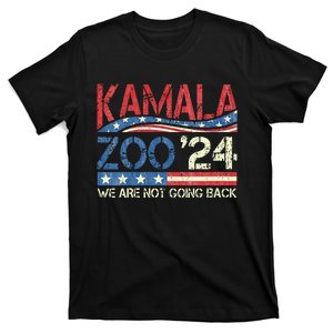 Kamalazoo WeRe Not Going Back Kamala Harris Election 2024 T-Shirt