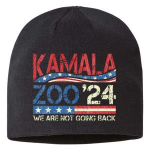 Kamalazoo WeRe Not Going Back Kamala Harris Election 2024 Sustainable Beanie