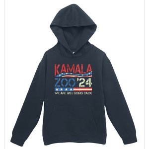 Kamalazoo WeRe Not Going Back Kamala Harris Election 2024 Urban Pullover Hoodie