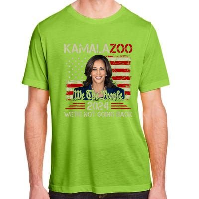 Kamalazoo Were Not Going Back Kamala Harris Election 2024 Adult ChromaSoft Performance T-Shirt