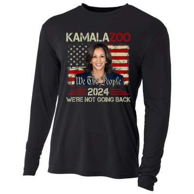 Kamalazoo Were Not Going Back Kamala Harris Election 2024 Cooling Performance Long Sleeve Crew