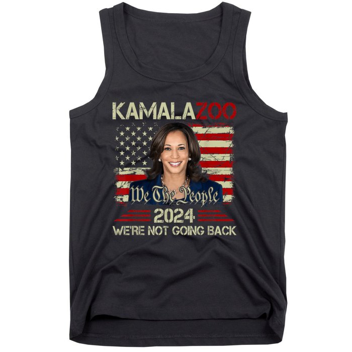 Kamalazoo Were Not Going Back Kamala Harris Election 2024 Tank Top