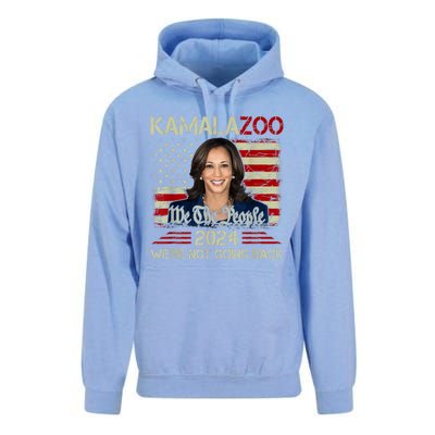 Kamalazoo Were Not Going Back Kamala Harris Election 2024 Unisex Surf Hoodie