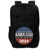 Kamalazoo WeRe Not Going Back Kamala Harris 2024 Impact Tech Backpack